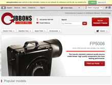Tablet Screenshot of gibbonsfans.com